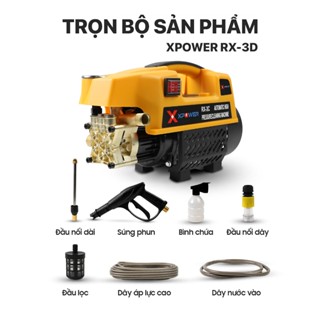 Máy rửa xe Xpower RX-3C 3800W - Máy rửa xe nhật bản Xpower Cực Khỏe - tặng kèm bình bọt tuyết