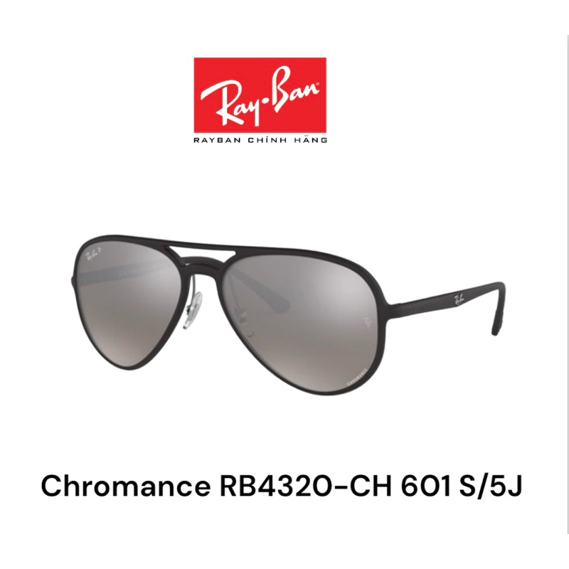 [Chính Hãng] Kính Mát RayBan RB4320-CH 601 S/5J Chromance Polarized chống tia UV, Kính Râm Nam Nữ RayBan ELEGANCE Shop