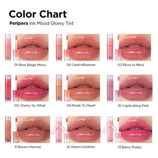 (Màu 1-23)Son PERIPERA Ink Mood Glowy Tint