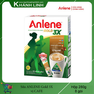 [FONTERRA] MẪU MỚI Sữa Anlene 3x Hương cà Phê Hộp Giấy 280g ( cho người trên 19 tuổi)