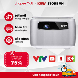 Máy chiếu mini tích hợp pin kaw sky 118 siêu nét, nhỏ gọn