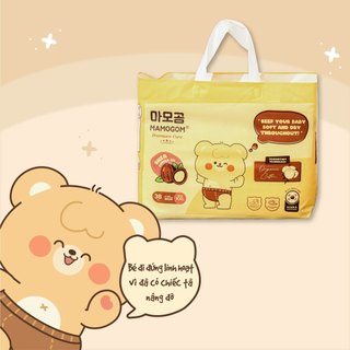 [ Mua bỉm tích quà tùy thích ] Bỉm hữu cơ MAMOGOM công nghệ Hàn Quốc Tã/ bỉm quần đủ size M48/L44/XL40/XXL38