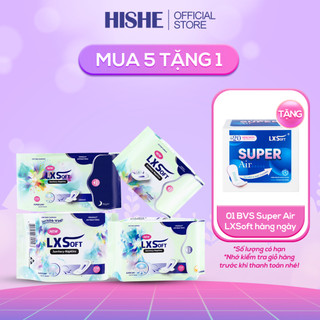  COMBO 5 Gói Băng Vệ Sinh LXSoft Hàn Quốc - Bạc hà - Siêu mỏng - Siêu thấm hút