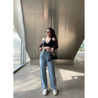 (Nấm lùn) Quần Suông Lưng Cao Dáng Trơn Dễ Phối Đồ Thảo Xinh Store 96cm