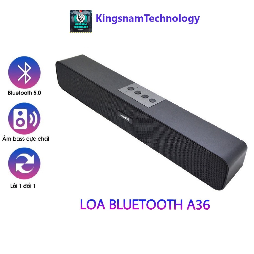 Loa bluetooth nghe nhạc không dây A36 E91D bass siêu trầm cắm usb thẻ nhớ dùng được máy tính âm thanh siêu hay