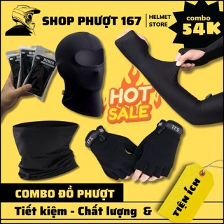 Combo Găng tay 5.11,găng tay chống nắng letlim, khăn ninja chính hãng.