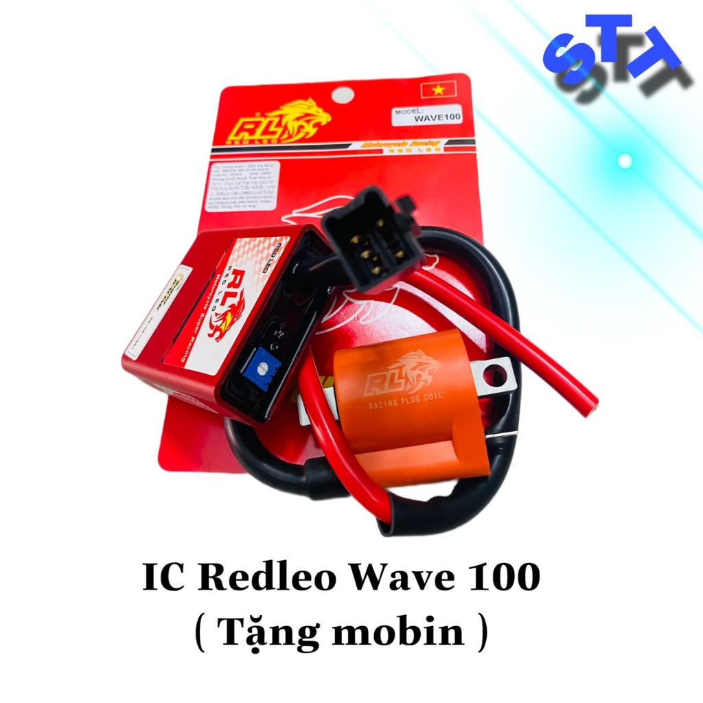 IC Redleo Wave 100 / Dream 100 ( chỉnh Map ) mở tua ( tặng kèm mobin sườn độ redleo )