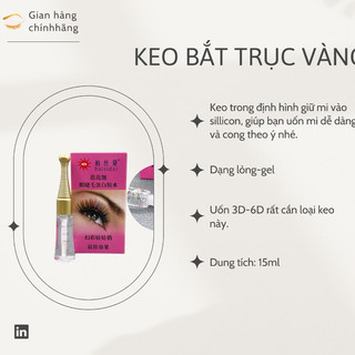 Keo bắt trục uốn mi ( HỒNG)-DỤNG CỤ NỐI MI-QUYÊN MI