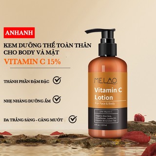 Kem dưỡng da toàn thân trắng da Vitamin C body và mặt ANHANH  - Kem dưỡng thể dưỡng ẩm, trắng da