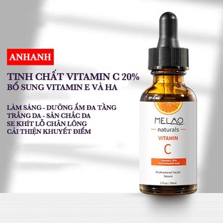 Tinh chất serum Vitamin C ANHANH dưỡng ẩm, làm sáng da, mờ thâm chống nhăn làm săn chắc da mặt - Lọ 30ml
