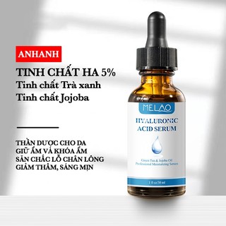 Tinh chất serum HA 5% ANHANH - Tinh chất trà xanh cấp ẩm đa tầng, dưỡng ẩm và phục hồi, se khít lỗ chân lông, ngừa lão