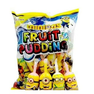 Thạch Rau Câu Trái Cây Fruit Pudding Minions ( Bịch 24 cây )