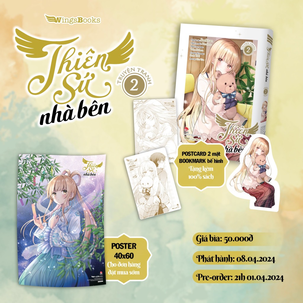 Sách - ( Manga + Light Novel )Thiên Sứ Nhà Bên Tập 1 2 3 4 5 5.5 6 7 8 ( Bản Phổ Thông +Bản Giới Hạn Tùy Chọn ) + Poster