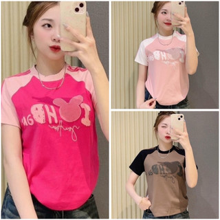  Áo babytee form vừa chất ctk 3158 - Gấu HB