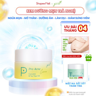 Kem Giảm Mụn Mờ Thâm Tràm Trà Nghệ Cho Bà Bầu GUO 30gr