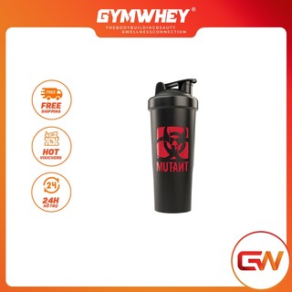 Bình Nước Gym Bình lắc sữa SHAKER MUTANT 1 ngăn 1L - Canada