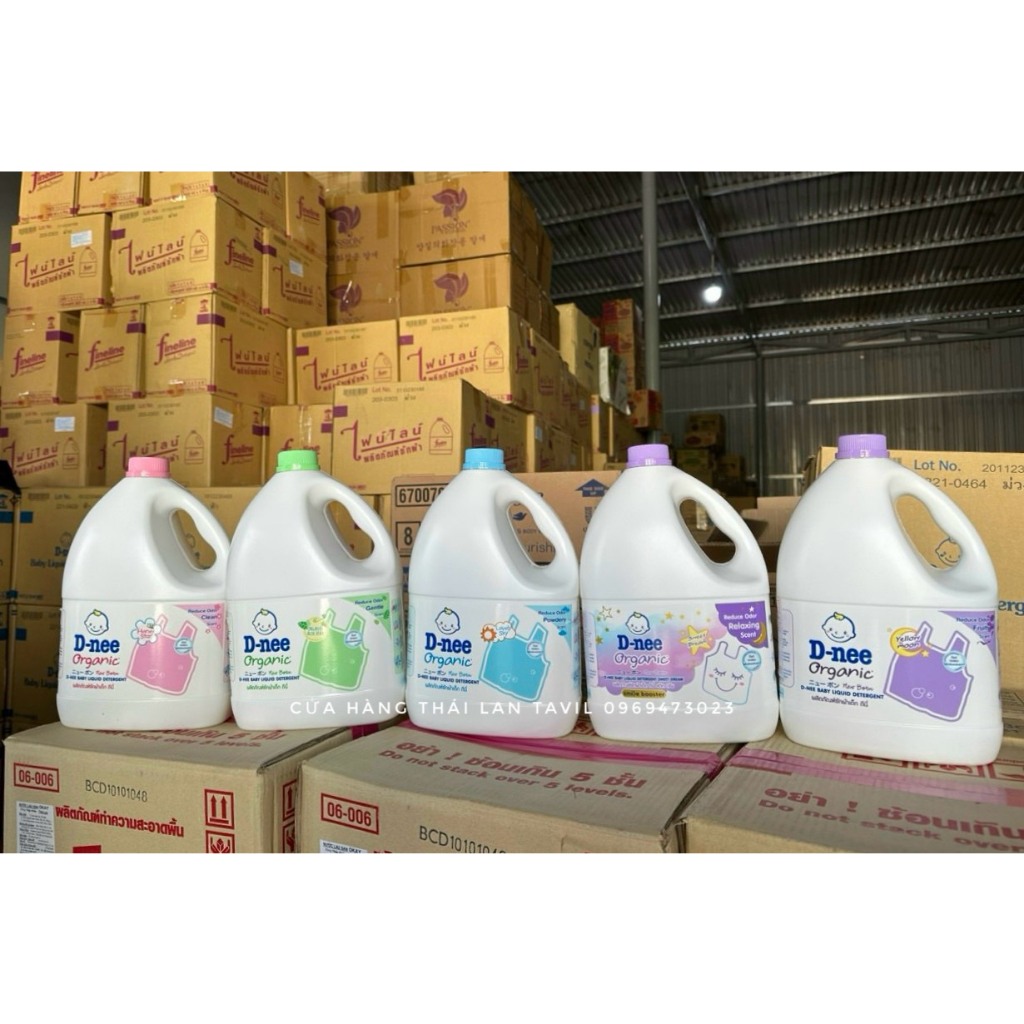 Nước giặt xã Dnee Thái Lan can 3000ml