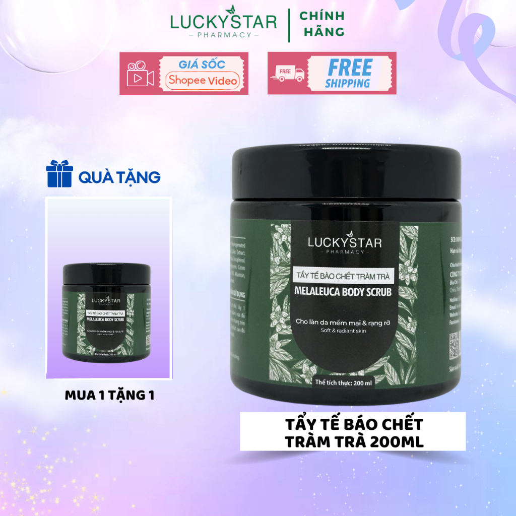 [MUA 1 TẶNG 1] Tẩy Tế Bào Chết Tràm Trà - Lucky Star