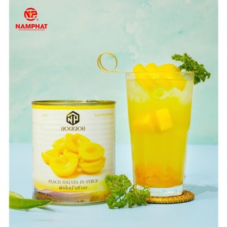 Đào ngâm DEDU 820gr, đào ngâm dedu