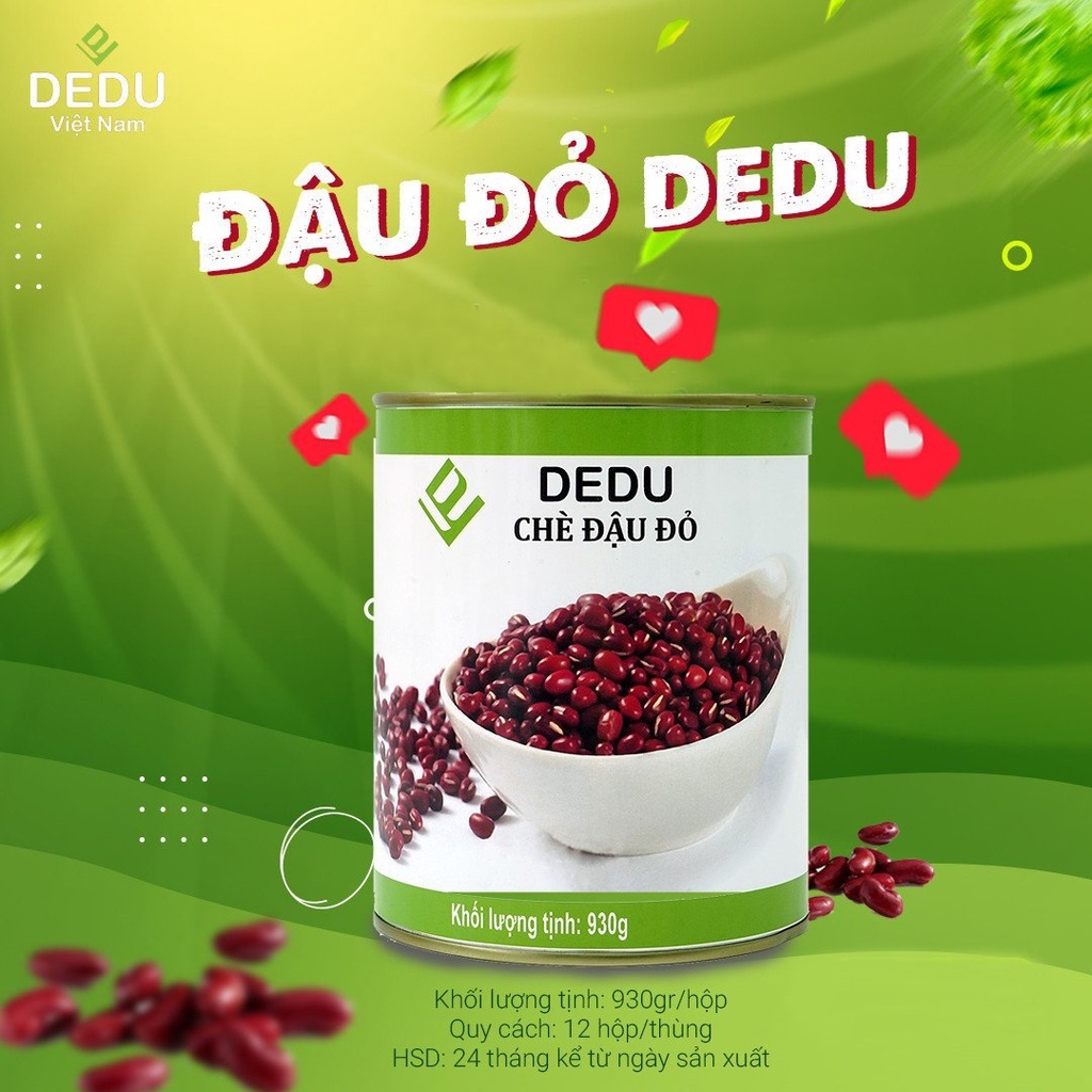 Chè Đậu đỏ dedu 930 gram- DEDU