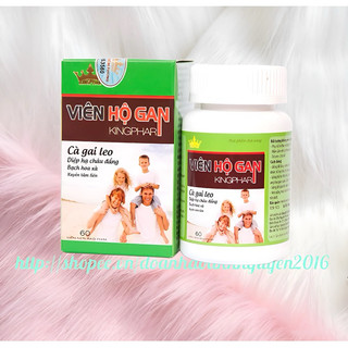 VIÊN HỘ GAN Kingphar  - Hộp 60 Viên -Giúp tăng cường chức năng giải độc gan và bảo vệ tế bào gan.