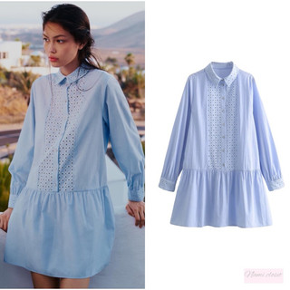 [Sẵn XS S] Váy sơ mi xuất dư Zara cho nữ