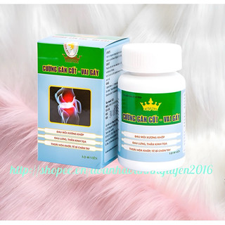 CƯỜNG GÂN CỐT VAI GÁY Kingphar -Lọ 40 viên-Giúp hoạt huyết ,Thông kinh lạc,Hỗ trợ giảm tình trạng đau mỏi xương khớp