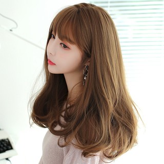 ☘️TẶNG LƯỚI ☘️ Tóc giả nguyên đầu ☘️ Tóc giả cả đầu xoăn đuôi 30cm
