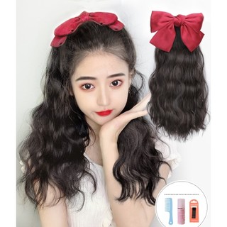 Tóc giả cột xù kèm nơ ❤️FREESHIP❤️ tóc giả cột