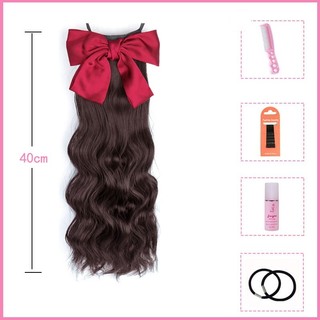 Tóc giả cột xù kèm nơ ❤️FREESHIP❤️ tóc giả cột