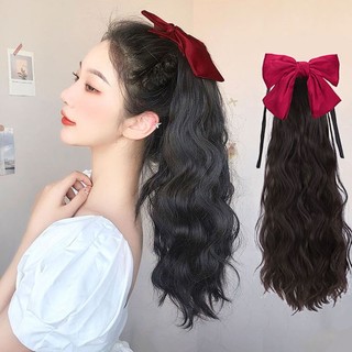 Tóc giả cột xù kèm nơ ❤️freeship❤️ tóc giả cột