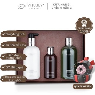 Combo Gội Xả Xịt bưởi Vijully Cosmetic