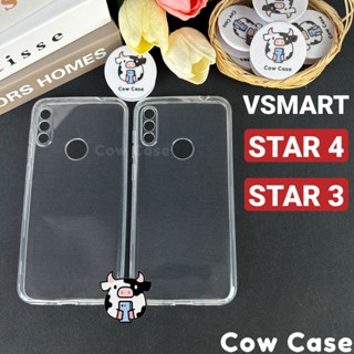 Ốp lưng Vsmart Star 4, Star 3 bảo vệ camera silicon dẻo trong Cowcase | Vỏ lưng điện thoại Vinsmart