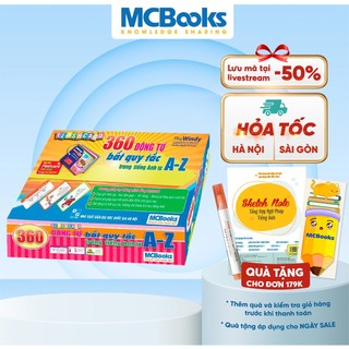 Flashcard - 360 Động Từ Bất Quy Tắc Trong Tiếng Anh Từ A - Z - MCBooks