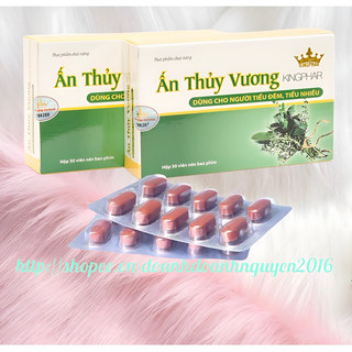 ẤN THỦY VƯƠNG Kingphar Hộp 30 viên - Viên Uống Bổ Thận, Giúp bổ thận, cố tinh, ấm bàng quang