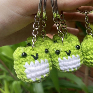 🐸 Móc khóa len ếch cốm mini dễ thương quá trời 🐸