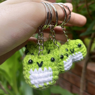 🐸 Móc khóa len ếch cốm mini dễ thương quá trời 🐸