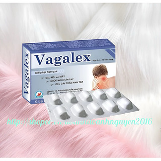 Viên Vai Gáy VAGALEX  Vinaphar ( Hộp 30 viên)-Đau mỏi vai gáy, nhức mỏi chân tay, đau dây thần kinh tọa