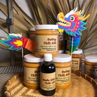 Đường thốt nốt nguyên chất thành 7 núi. combo 3 ký đường thốt nốt + 250ml nước màu