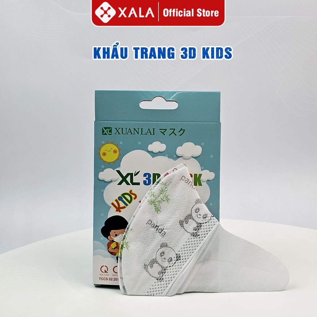 Khẩu trang 3D XL Mask trẻ em từ 1-5 tuổi ( Hộp 10 chiếc)