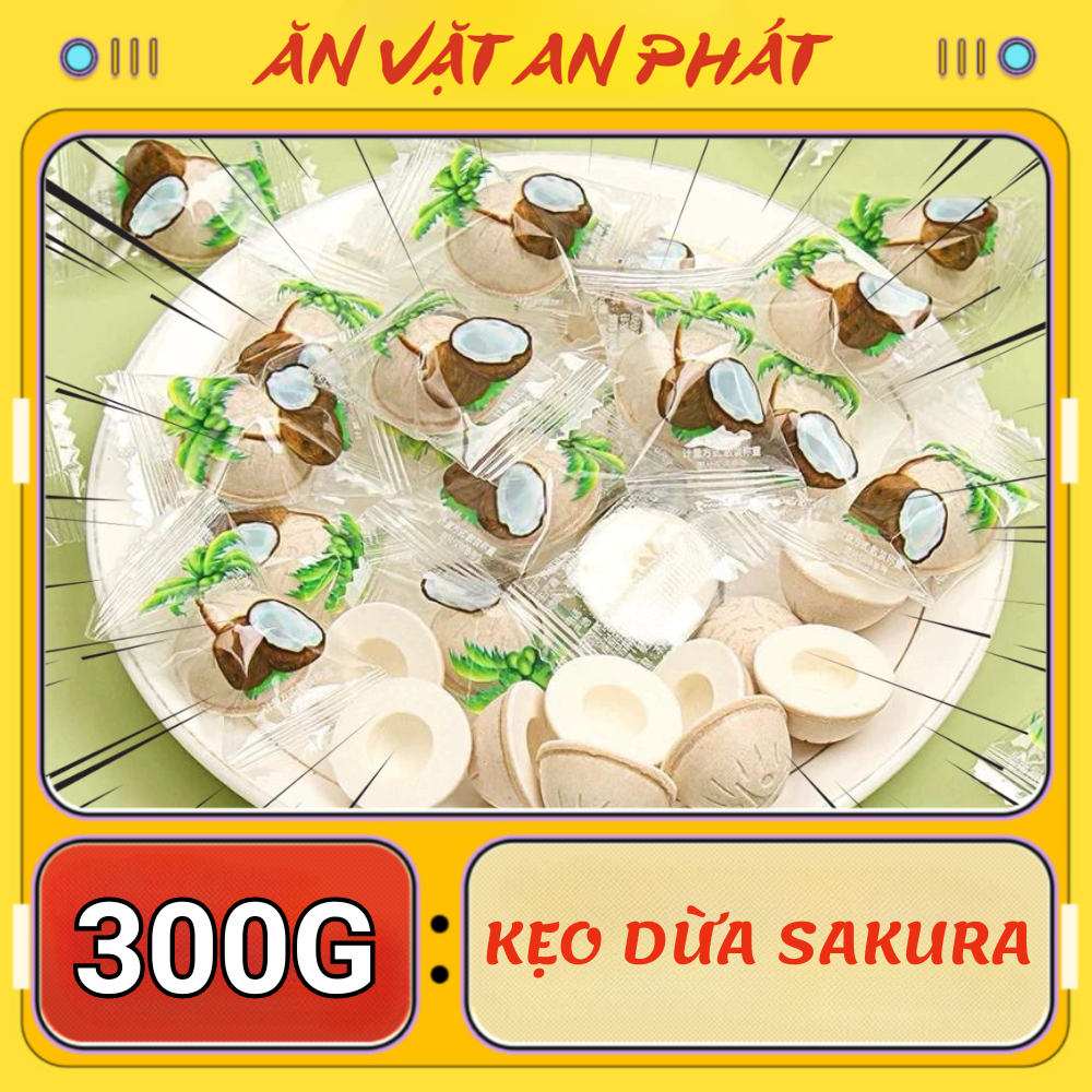 Kẹo Dừa Sakura siêu ngon giòn An Phát Food