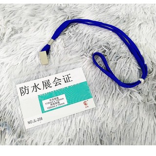 Thẻ tên nhân viên / Mặt thẻ / Dây đeo thẻ tên trong suốt