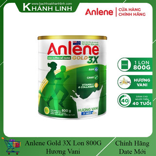 Sữa bột anlene gold 3x 800g giúp xương chắc khỏe