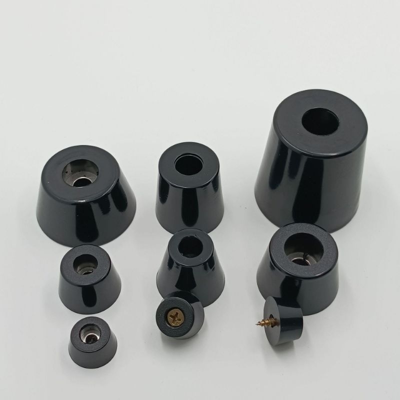 10 cái Chân cao su giảm chấn có long đen kim loại đúc liền dùng cho chân đế loa, máy...