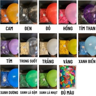500 Quả Bong Bóng Tròn Hàng VNXK Dai Dẻo Bền Màu ABSHOP COM VN