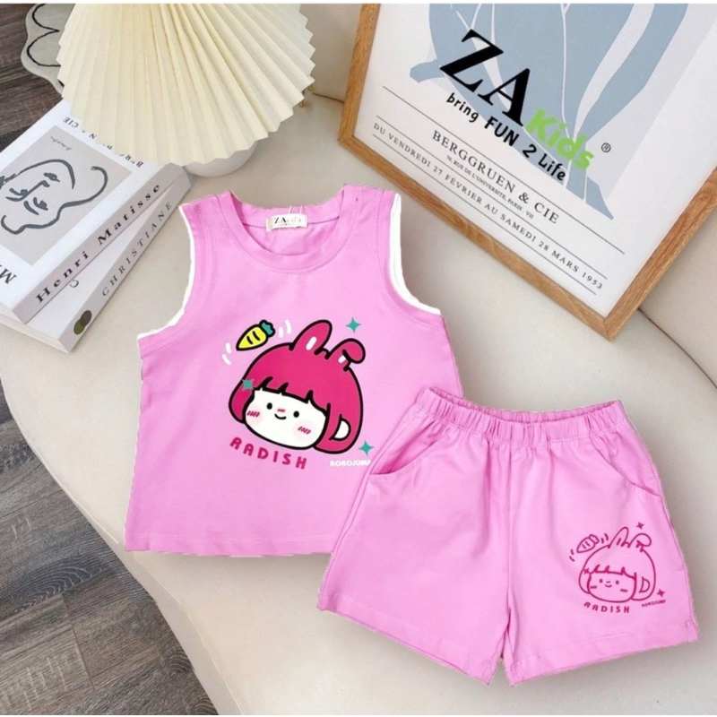 {từ 15-45kg size 4-20 } ĐỒ BỘ SÁT NÁCH BÉ GÁI ZAKIDS