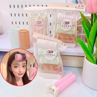 Lô cuốn tóc hàn quốc siêu to dài tự dính uốn mái dài cỡ lớn hottrend