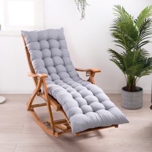 Ghế bập bênh gấp gọn bằng tre để ban công với 5 chế độ ngả nằm nghỉ trưa đọc sách thư giãn cho người lớn