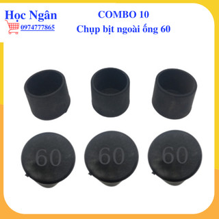 Combo 5 Chụp nhựa - cao su bịt ống 60