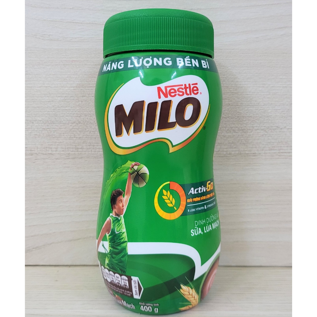 MILO (hủ 400g) THỨC UỐNG LÚA MẠCH Active Go Barley Powder